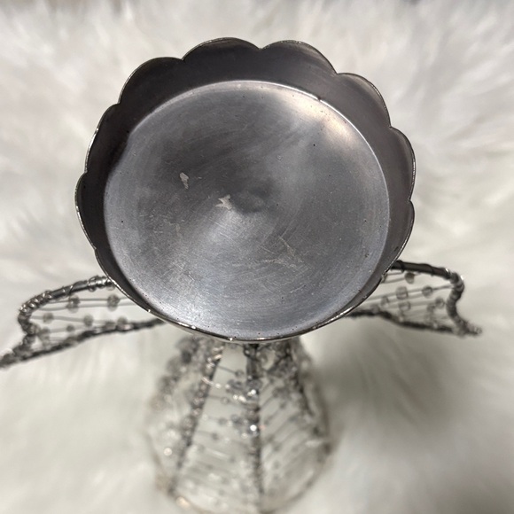 Silver Wire Angel Candle Holder - Picture 3 of 5